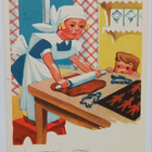 Asmo Alho: Lapset leipovat joulupipareita, p. 1954 + Tubi-jm - pikkukuva 1