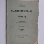 M. Wegelius : Lärobok i allmän musiklära och analys : 1:s... - pikkukuva 1