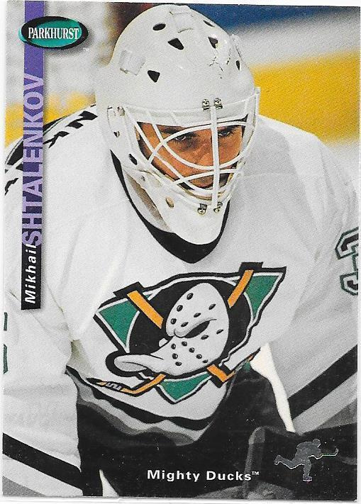 1994-95 Parkhurst #4 Mikhali Shtalenkov Anaheim MV RC