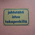 Johtotähti istuu takapenkillä. - pikkukuva 1