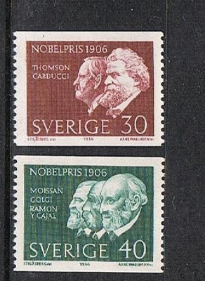 Ruotsi 1966 - Nobelvoittajia 1906 2eril  ++