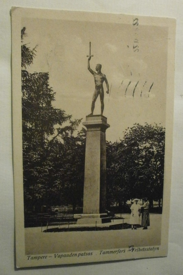 Tampere, Vapaudenpatsas, mv pk, p. 1928