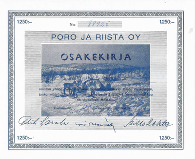 OKK 1977 Poro ja Riista Oy, Rovaniemi