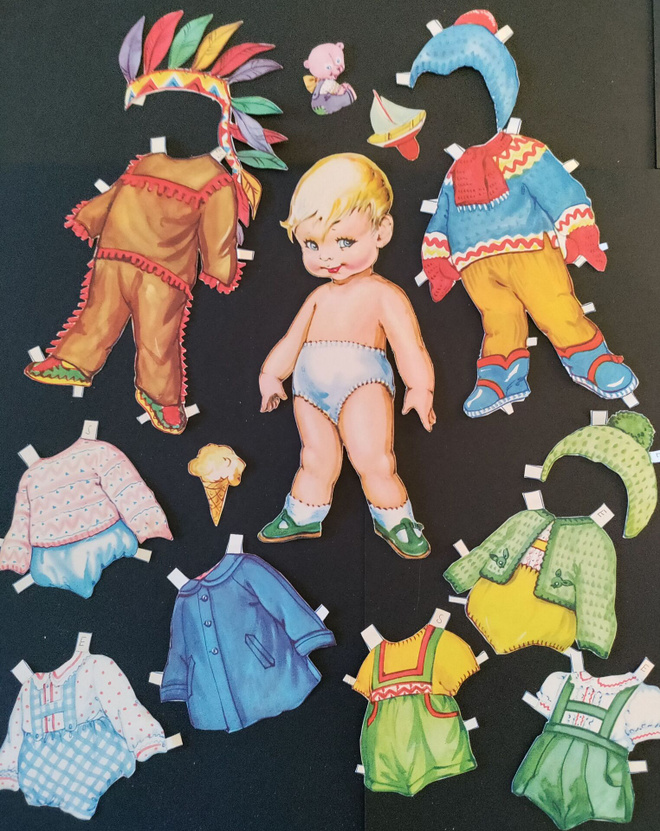 Paperinukke iso pikkupoika, Agathon 1950-luku