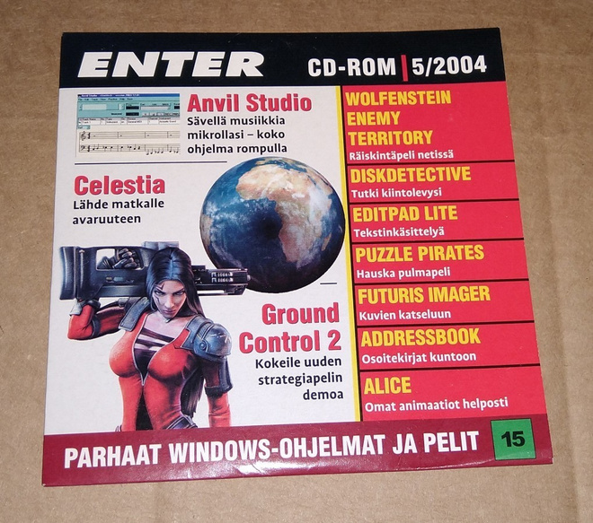 ENTER CD ROM 5 2004 ENTER CD LEVY