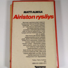 Matti Almila : Airiston rysäys - pikkukuva 2