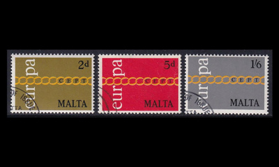 Malta 422-4 o Europa (1971)