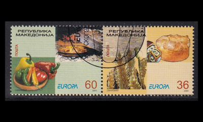 Pohjois-Makedonia 348-9p o Europa gastronomia (2005)