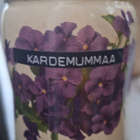 Vintage peltipurkki orvokkipurkki - pikkukuva 1