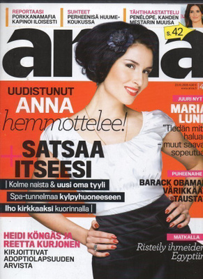 Anna n:o 43 2008 Maria Lund. Porkkanamafia. Penelope. Barack