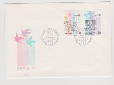 FDC 1985 Eurooppa-merkit 1,50 mk ja 2,10 mk
