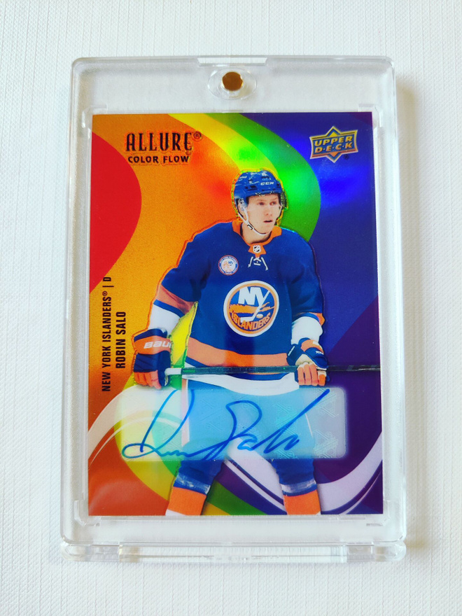 Robin Salo - 22-23 UD Allure Color Flow Full Rainbow Auto