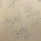 Kool and the Gang (1989) nimikirjoitukset paperilla - pikkukuva 3