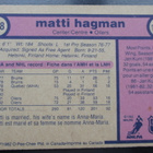 MATTI HAGMAN Edmonton Oilers - pikkukuva 2