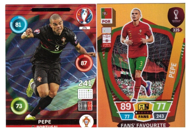 2 x PEPE Portugali, Jalkapallo