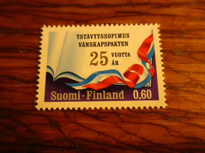 suomi pm 0,60 1972 ystävyyssopimus 25v käyttämätön