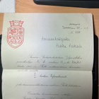 MYÖNTÖKIRJA IV luokan Vapaudenristi v 1919 - pikkukuva 3