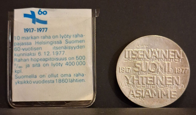 Juhlaraha - 10 - Itsenäisyys 10v - 1977