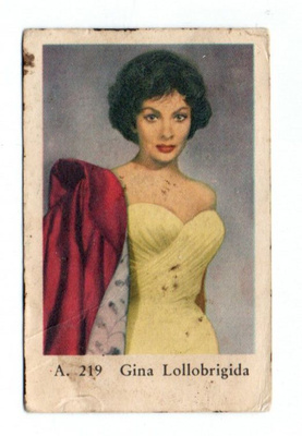 Purkkakuva n:o 219 GINA LOLLOBRIGIDA