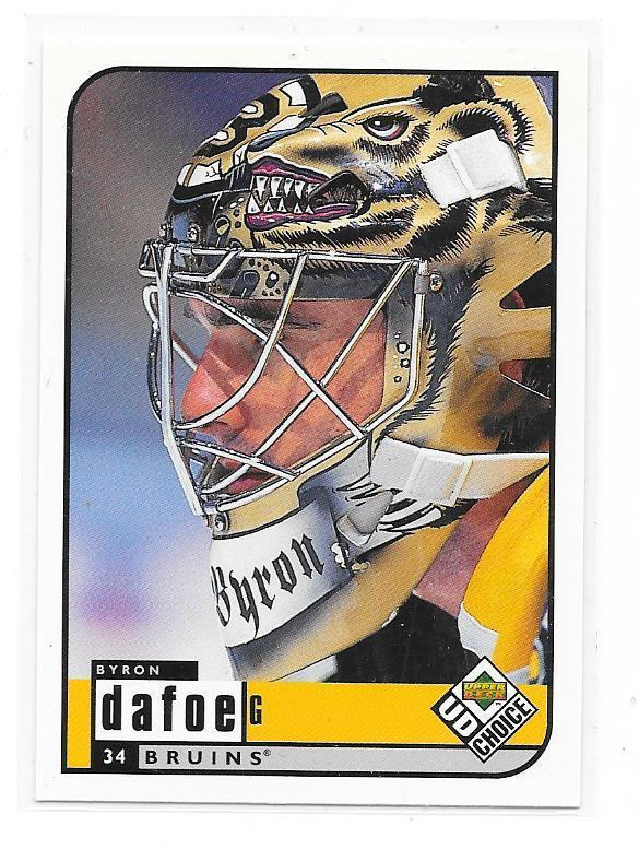 1998-99 UD Choice #10 Byron Dafoe Boston Bruins MV