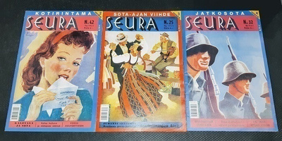 Seura lehti näköispainos (Sota-aika) kokosarja 1-4