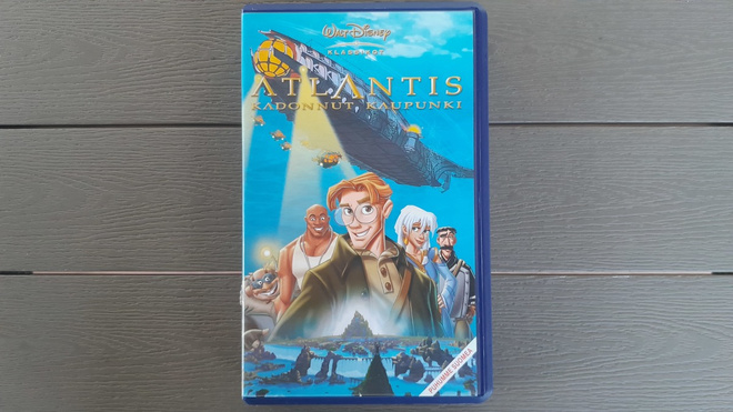 VHS: Atlantis Kadonnut Kaupunki (Walt Disney 2001)