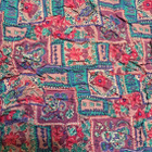 Värikäs ryppypintainen viskoosi 135x190cm - pikkukuva 1