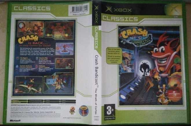 Crash Bandicoot - The Wrath of Cortex (Xbox Classics -peli)