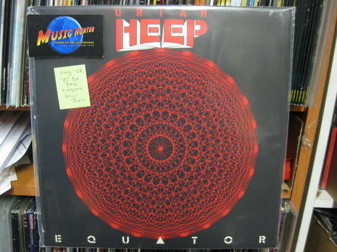 URIAH HEEP - EQUATOR ORIG 1ST UK -85 M-/ EX+ LP(+)