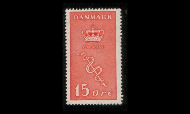 Tanska 178 * Syöpämerkki 15 öre (1929)