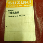 Suzuki TS125 osaluettelo hajoituskuvineen - pikkukuva 1