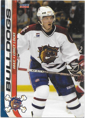 2005-06 Hamilton Bulldogs #16 Corey Locke ex- TPS farmi