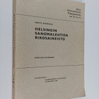 Pertti Hemanus : Helsingin sanomalehtien rikosaineisto : ... - pikkukuva 1