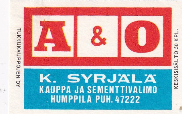 Humppila. K, Syrjälä , A & O   7/6