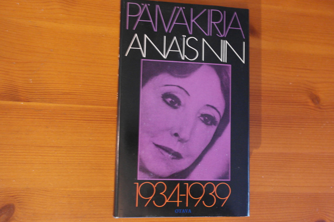 Anais Nin:Päiväkirja 1934-1939.Sid.