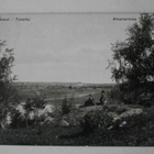 Åland, Sund, Tosarby, kaksi retkeilijää kalliolla, p. 1905 - pikkukuva 1