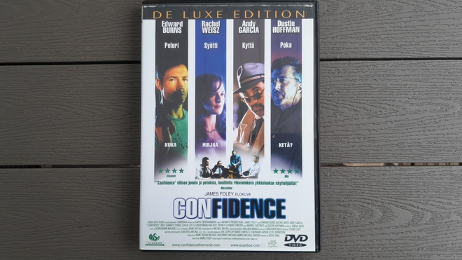 DVD: Confidence (Andy Garcia, Dustin Hoffman 2003)