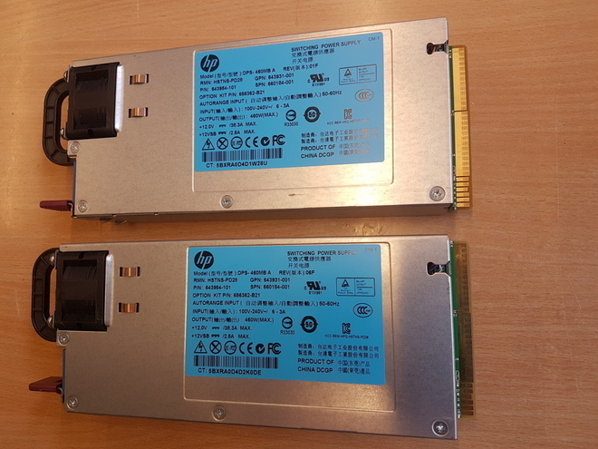 HP Proliant DL380 G8 / ML350 G8 virtalähde