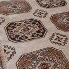 Matto 132 x 182 ohut beige ruskea kuvioitu - pikkukuva 5