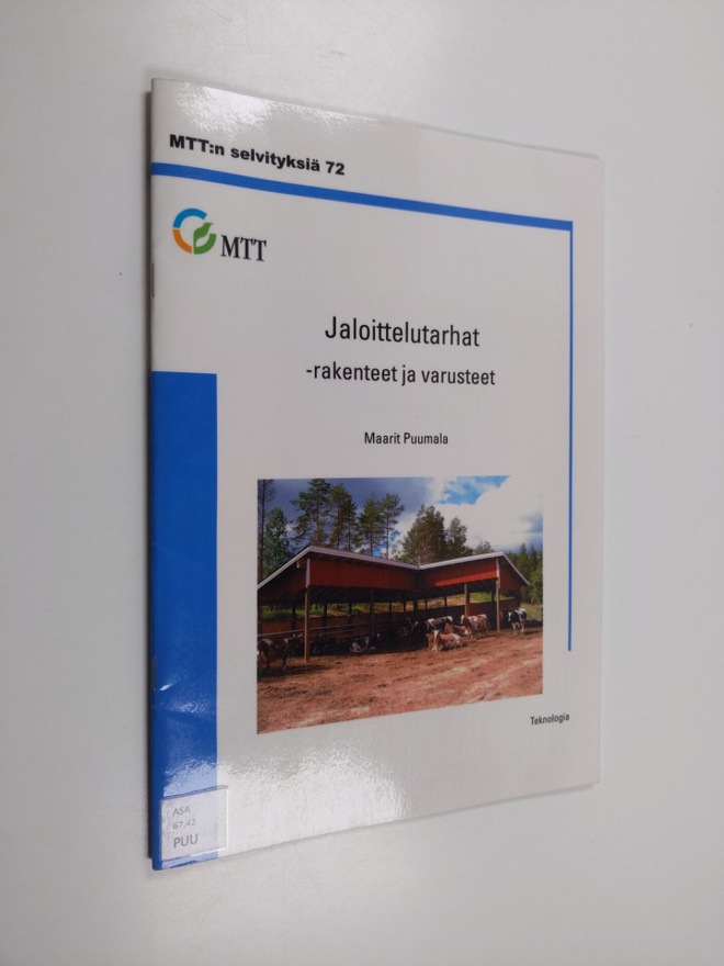 Maarit Puumala : Jaloittelutarhat : rakenteet ja varusteet