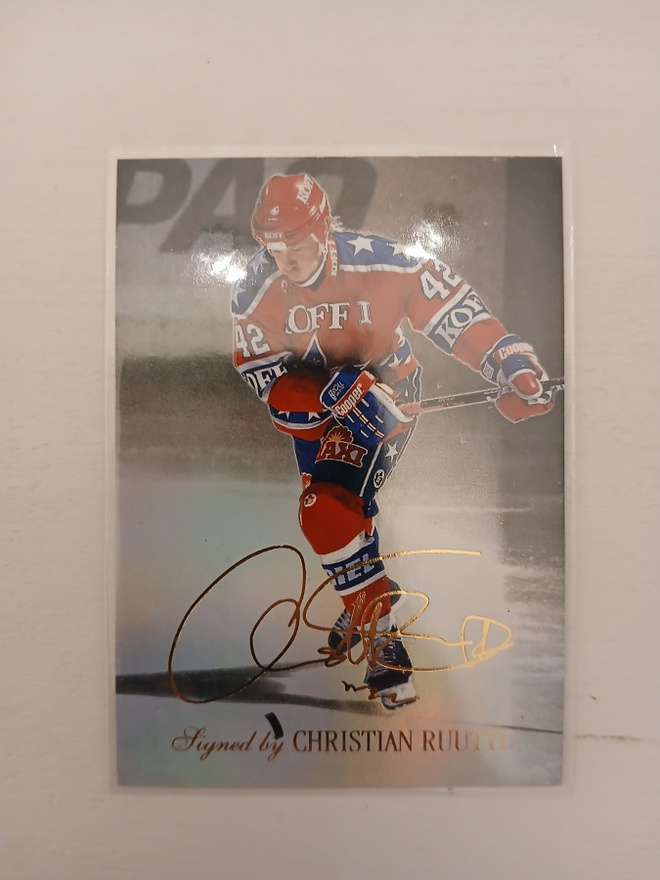 Christian Ruuttu - Sealed by Sisu Limited 2of9 (IFK)