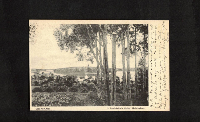 Viitasaari, Näkymä järvelle, kirkko