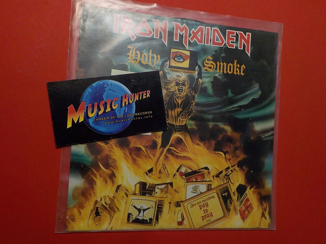 IRON MAIDEN - HOLY SMOKE EX+/M- 7'' SINGLE