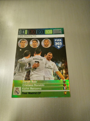2015/2016 Panini Ronaldo, Bale, Benzema #312