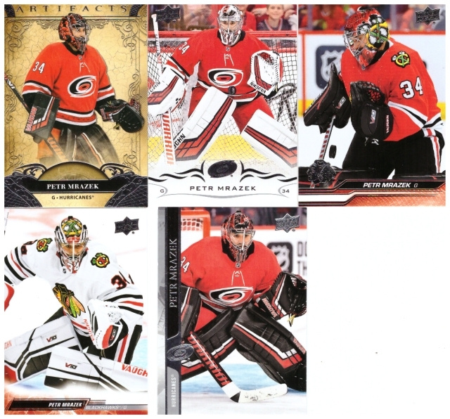 5 x Mv PETR MRAZEK Hurricanes, Blackhawks