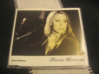 Anna Eriksson - Toisesta huoneesta (promo cds)