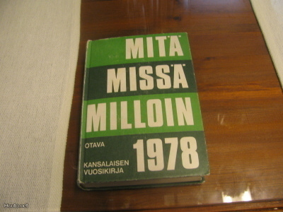 Mitä Missä Milloin 1978