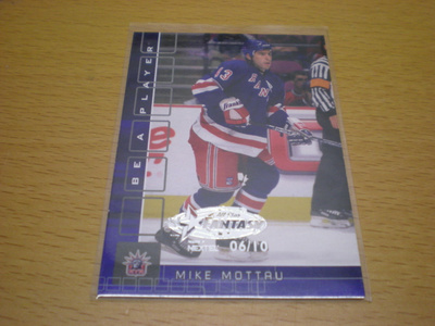 Mike Mottau 2001-02 Be A Player # 57 All-Star Fantasy Sapphi