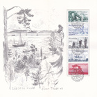 RUOTSI 1977 - IROSLAGENS FAMN  FDC KORTTI - pikkukuva 1