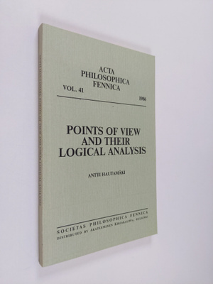 Antti Hautamäki : Points of View and Their Logical Analysis